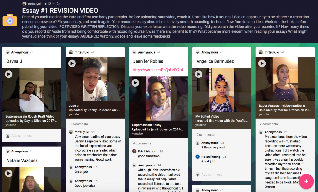 Padlet Revision